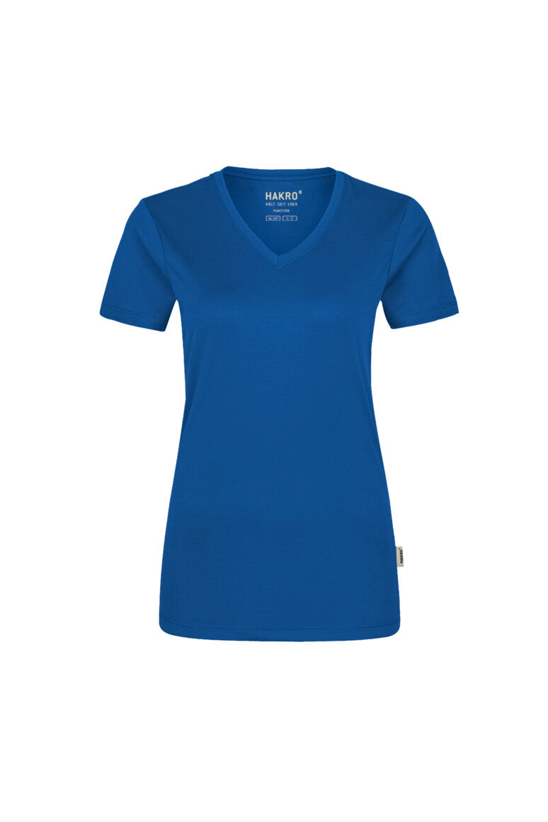 HAKRO Damen V-Shirt COOLMAX® (0187)