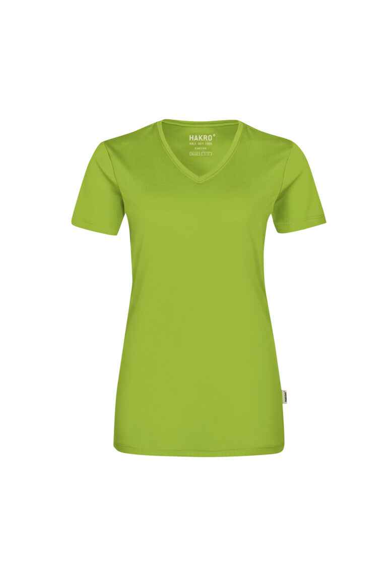 HAKRO Damen V-Shirt COOLMAX® (0187)