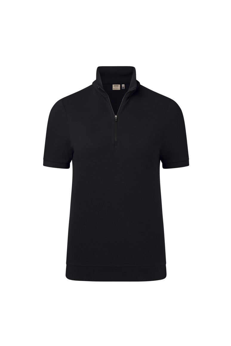 HAKRO Damen Zip-Shirt Piqué MIKRALINAR® ECO (0334)