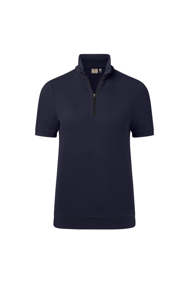 HAKRO Damen Zip-Shirt Piqué MIKRALINAR® ECO (0334)