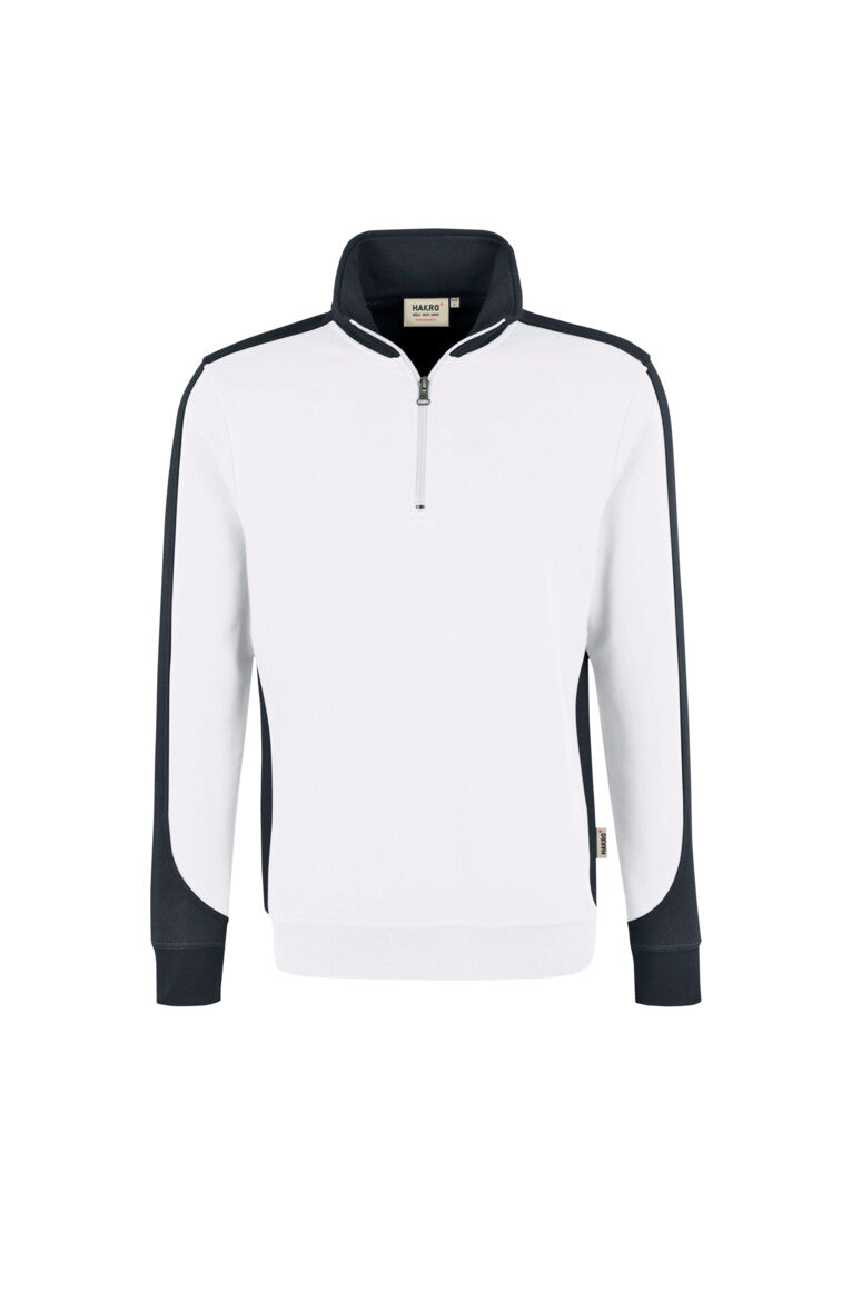HAKRO Zip-Sweatshirt Contrast MIKRALINAR® (0476)
