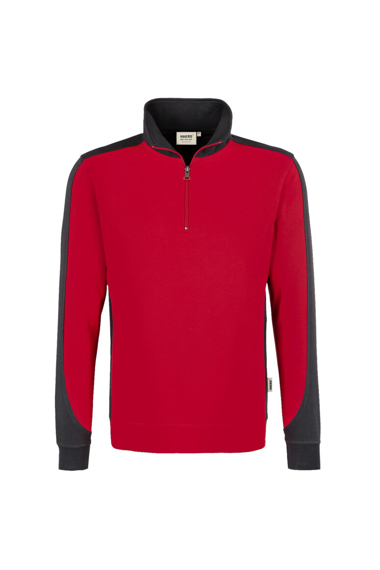 HAKRO Zip-Sweatshirt Contrast MIKRALINAR® (0476)