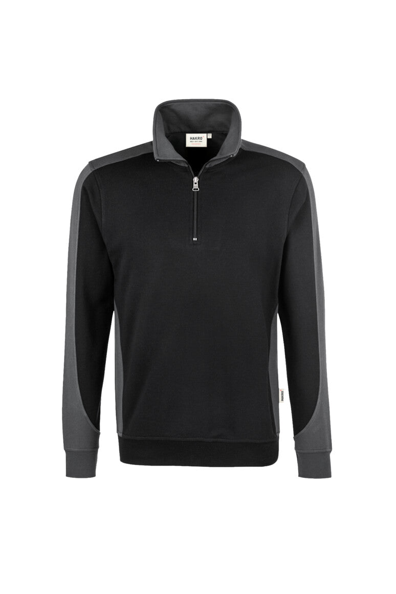 HAKRO Zip-Sweatshirt Contrast MIKRALINAR® (0476)