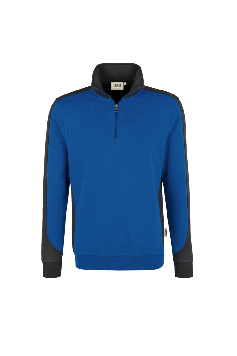 HAKRO Zip-Sweatshirt Contrast MIKRALINAR® (0476)
