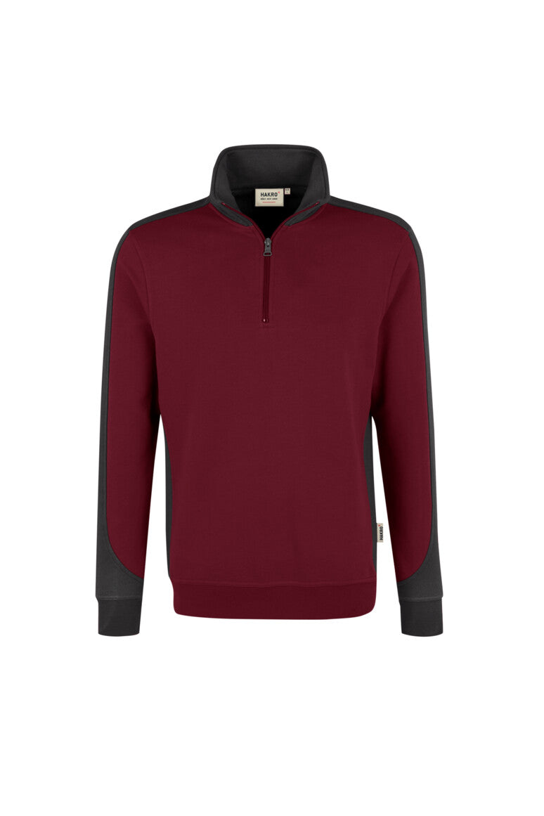 HAKRO Zip-Sweatshirt Contrast MIKRALINAR® (0476)