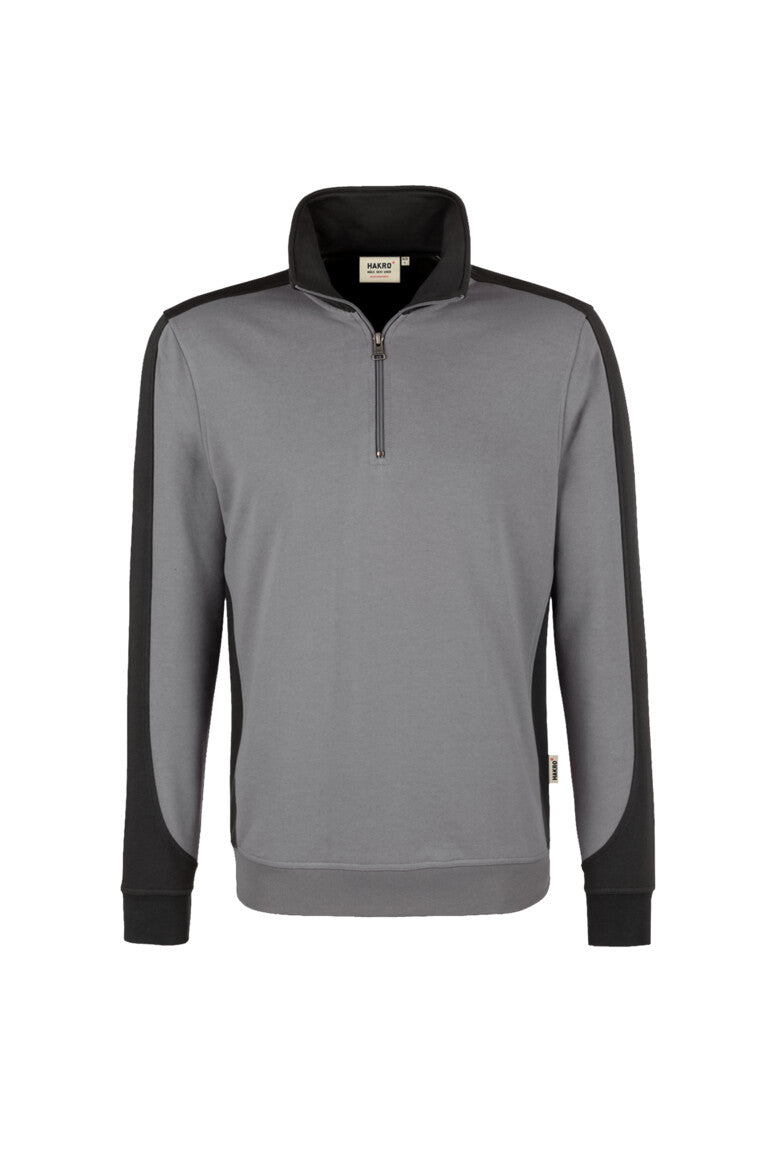 HAKRO Zip-Sweatshirt Contrast MIKRALINAR® (0476)
