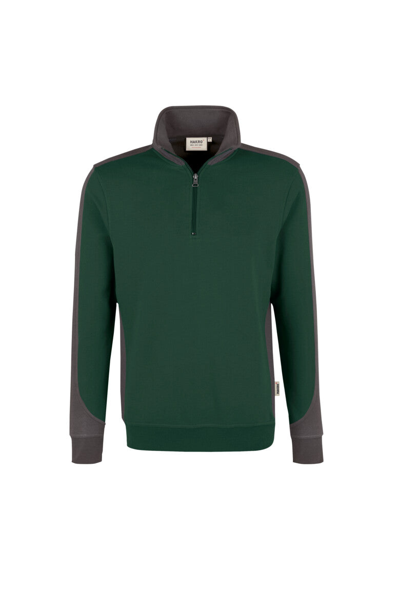 HAKRO Zip-Sweatshirt Contrast MIKRALINAR® (0476)