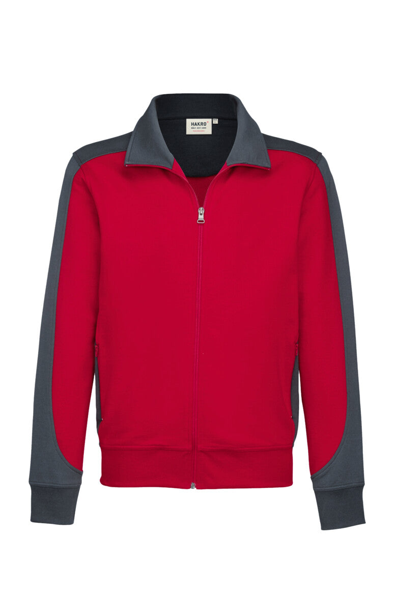 HAKRO Sweatjacke Contrast MIKRALINAR® (0477)