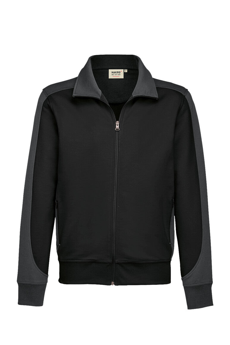 HAKRO Sweatjacke Contrast MIKRALINAR® (0477)