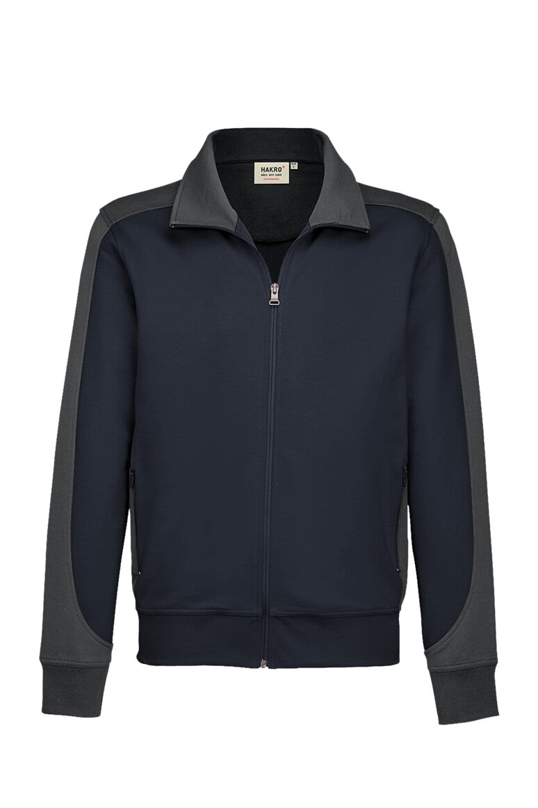 HAKRO Sweatjacke Contrast MIKRALINAR® (0477)