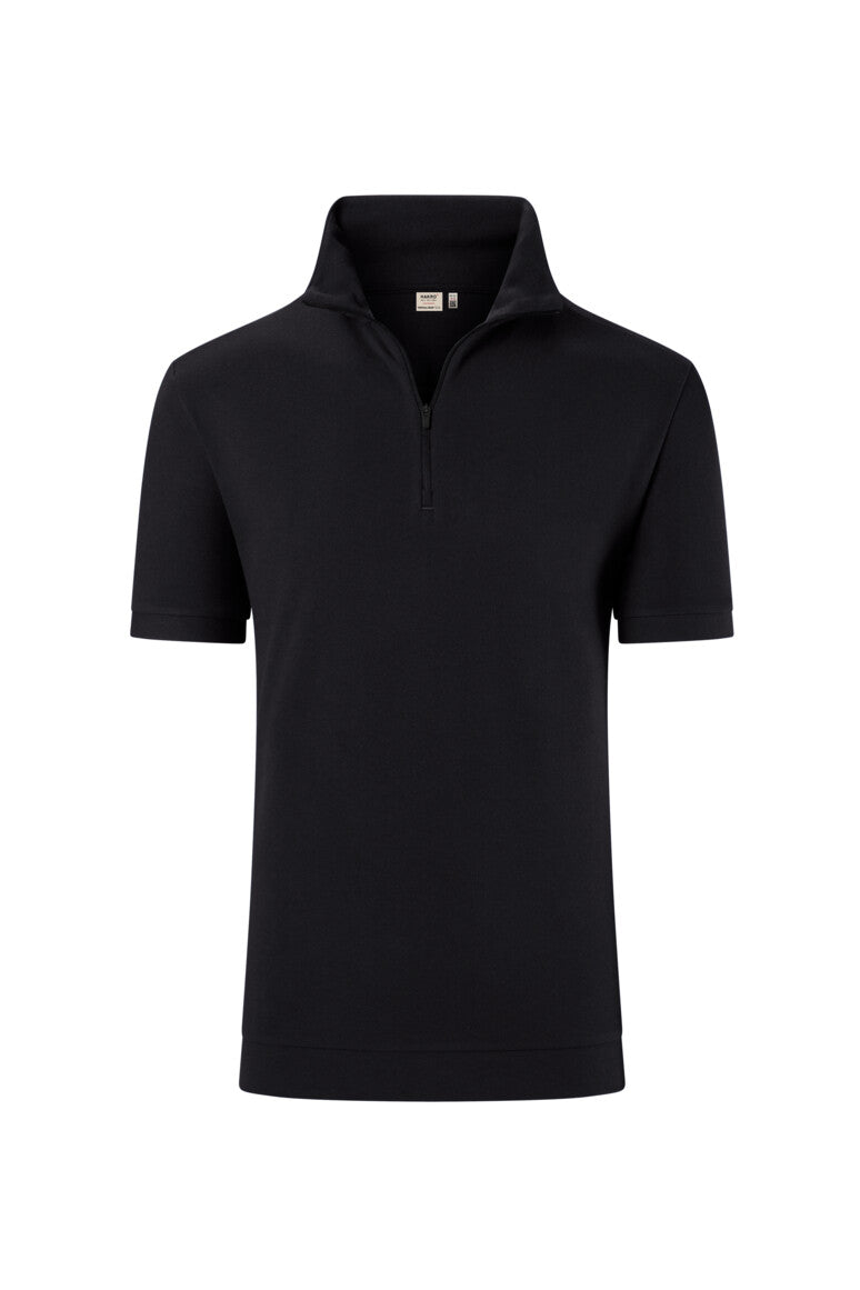 HAKRO Zip-Shirt Piqué MIKRALINAR® ECO (0534)