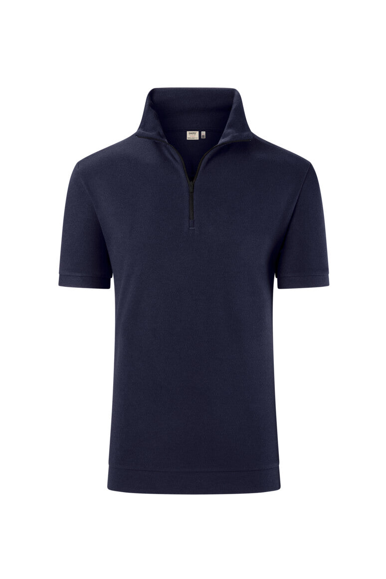 HAKRO Zip-Shirt Piqué MIKRALINAR® ECO (0534)