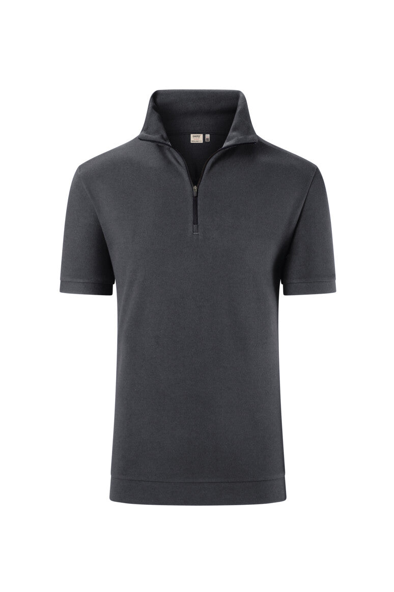 HAKRO Zip-Shirt Piqué MIKRALINAR® ECO (0534)