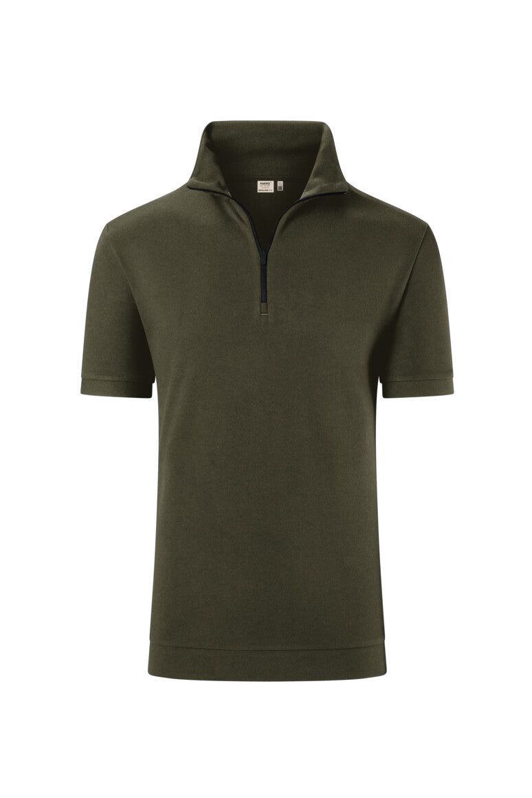 HAKRO Zip-Shirt Piqué MIKRALINAR® ECO (0534)