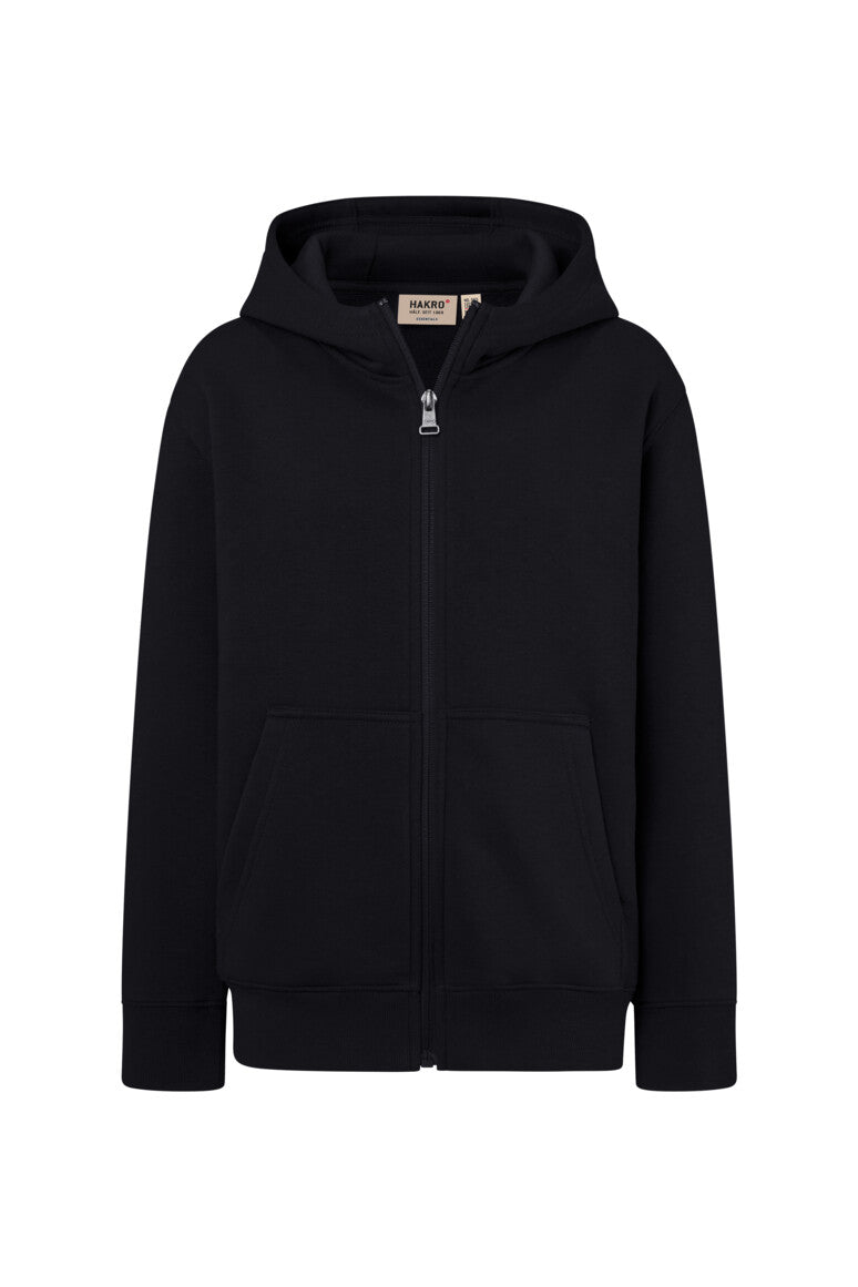 HAKRO Kinder Kapuzen-Sweatjacke Bio-Baumwolle (0565)