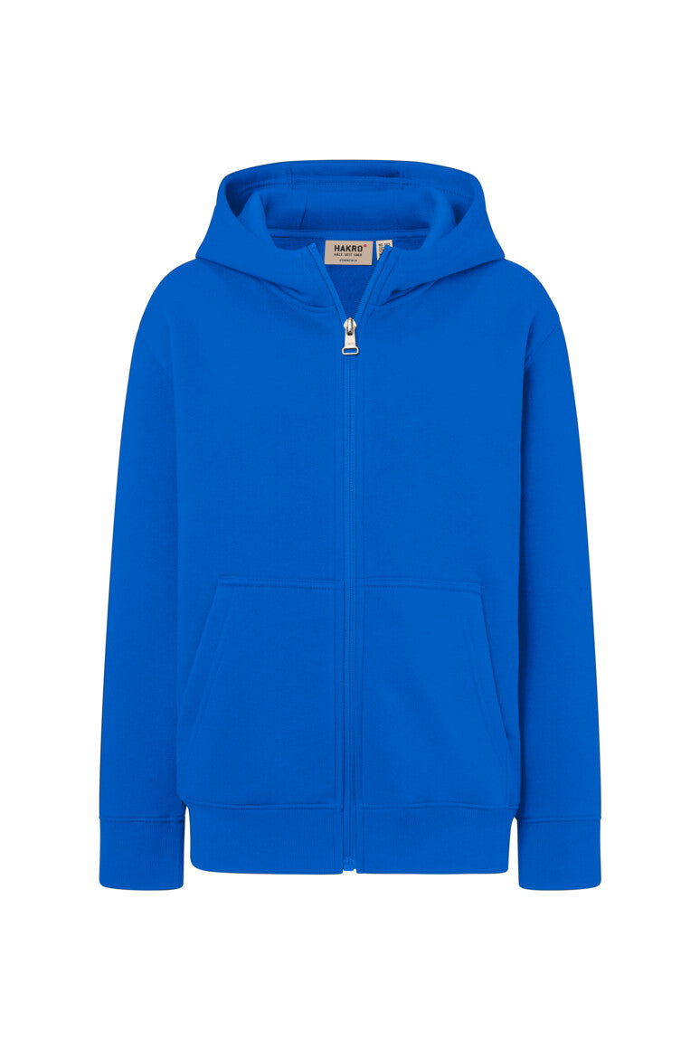 HAKRO Kinder Kapuzen-Sweatjacke Bio-Baumwolle (0565)