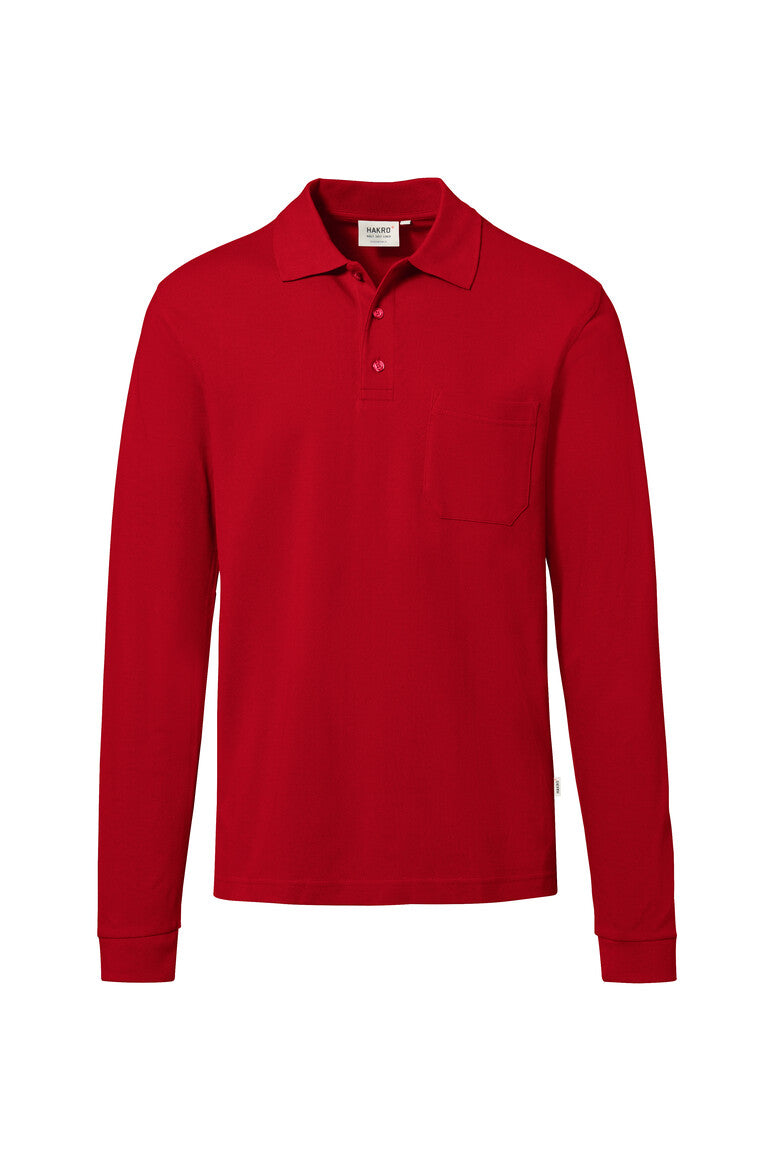 HAKRO Pocket-Longsleeve-Polo MIKRALINAR® ECO (0817)