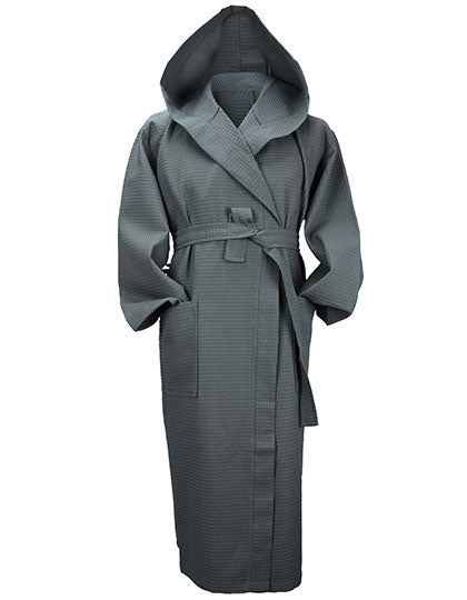 Robezz® Waffle Bathrobe With Hood (AR028)