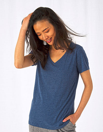Women´s V-Neck Triblend T-Shirt (BCTW058)