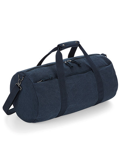 Vintage Canvas Barrel Bag (BG655)