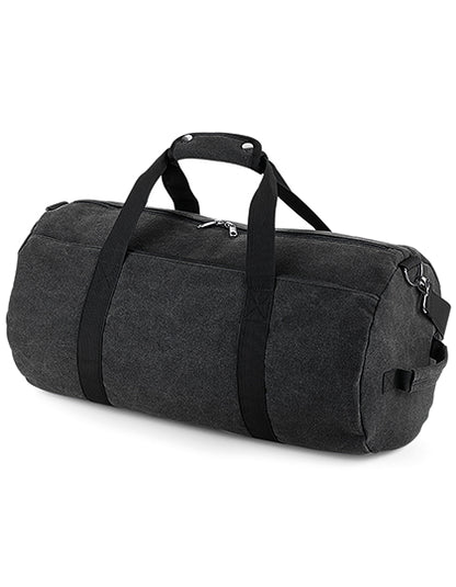 Vintage Canvas Barrel Bag (BG655)