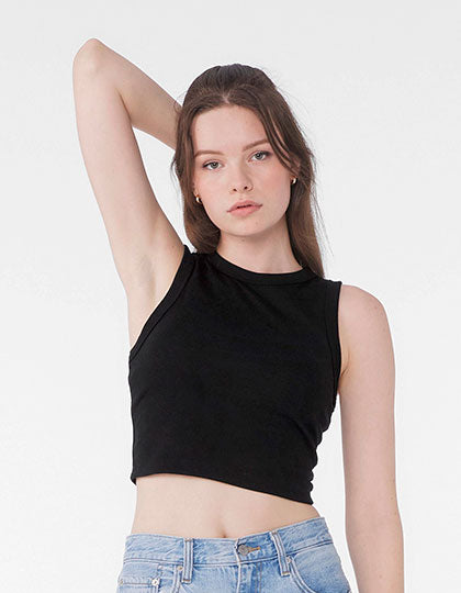 Women´s Micro Rib Muscle Crop Tank (BL1013)