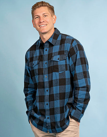 Woven Plaid Flannel Shirt (BU8210)