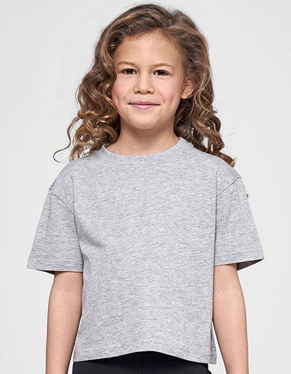 Girls Cropped Jersey Tee (BY114)