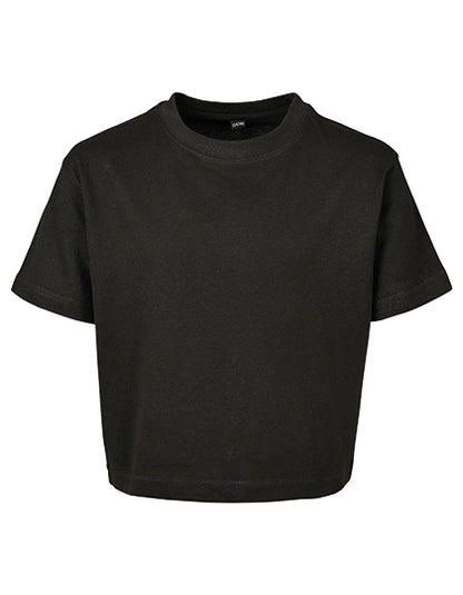 Girls Cropped Jersey Tee (BY114)