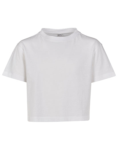 Girls Cropped Jersey Tee (BY114)