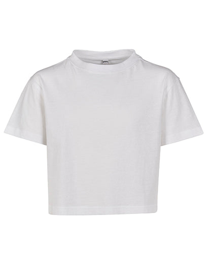 Girls Cropped Jersey Tee (BY114)