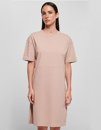 Ladies´ Organic Oversized Slit Tee Dress (BY181)