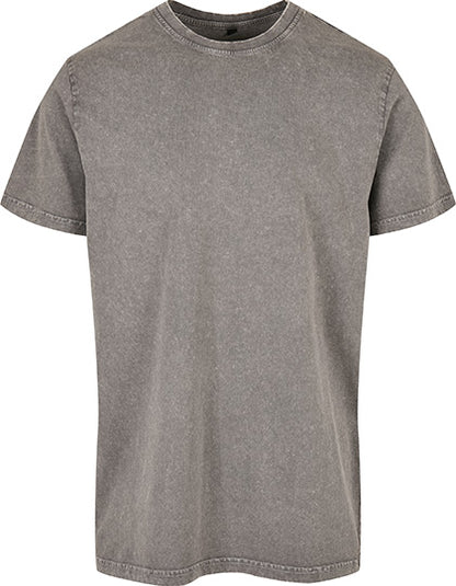 Acid Washed Round Neck Tee (BY190)