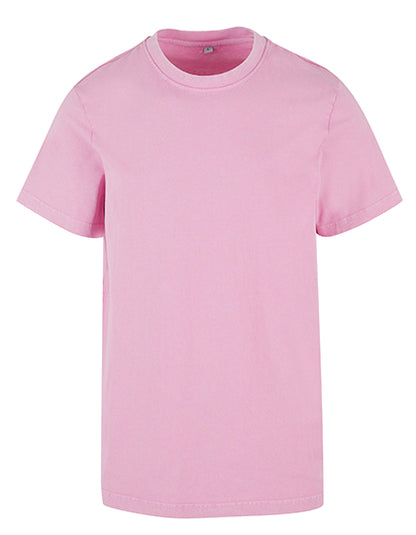 Acid Washed Round Neck Tee (BY190)