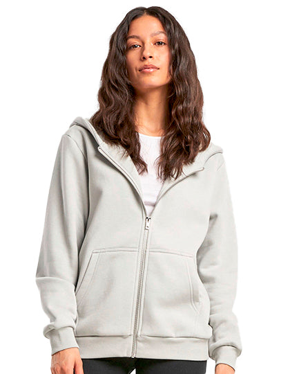 Ladies Fluffy Zip Hoody (BY290)
