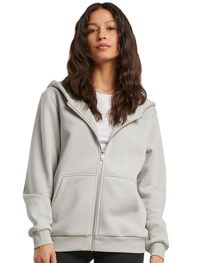 Ladies Fluffy Zip Hoody (BY290)
