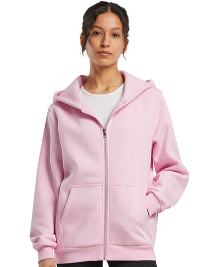 Ladies Fluffy Zip Hoody (BY290)