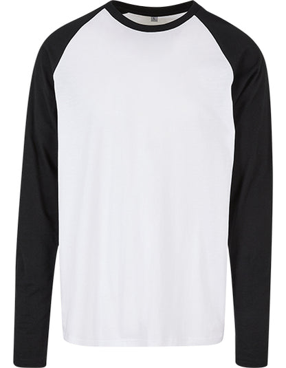 Men´s Contrast Raglan Longsleeve T-Shirt (BYBB023)