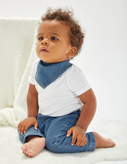 Baby Rocks Denim Bandana Bib (BZ55)