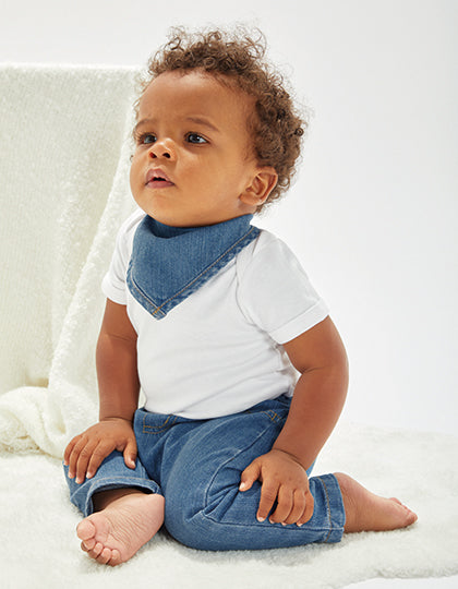 Baby Rocks Denim Bandana Bib (BZ55)