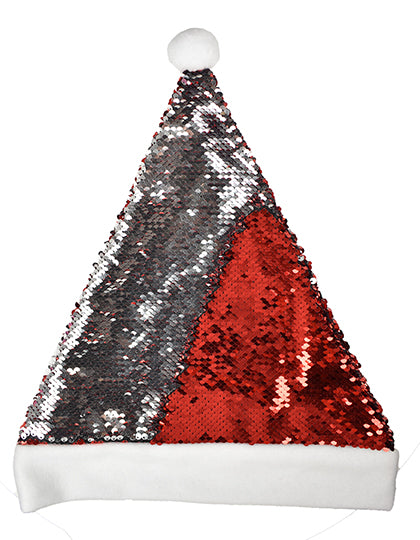 Christmas Hat / Nikolaus Mütze mit Pailletten (C4007)