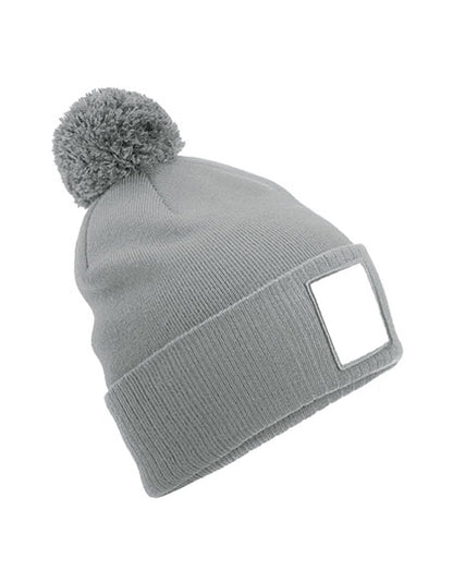Appliqué Patch Pom Beanie (CB338R)