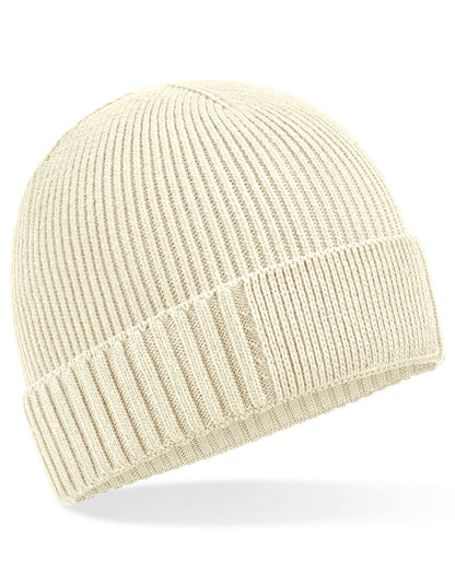 Organic Cotton Engineered Patch Beanie (CB438N)