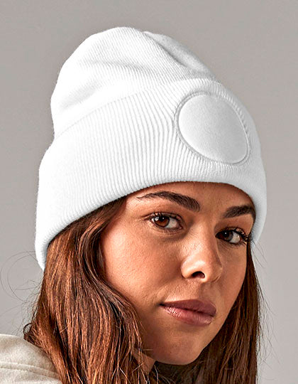 Circular Patch Beanie (CB446)