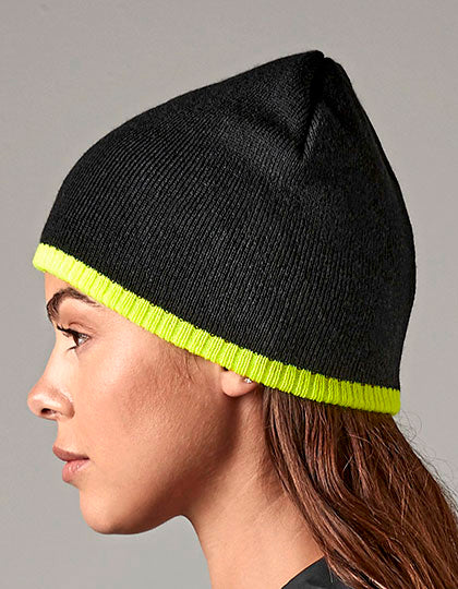 Two-Tone Pull-On Beanie (CB44C)