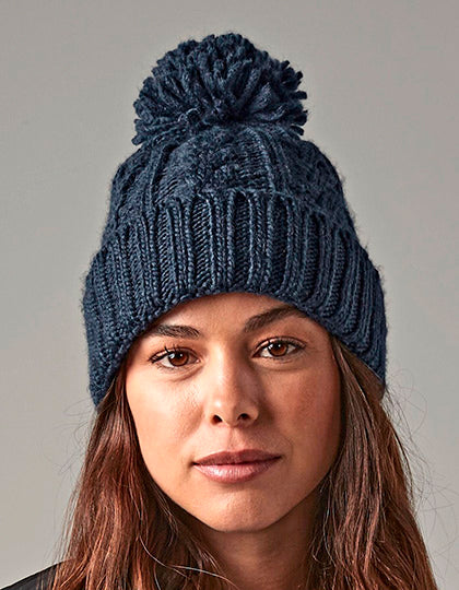 Cable Knit Melange Beanie (CB480)