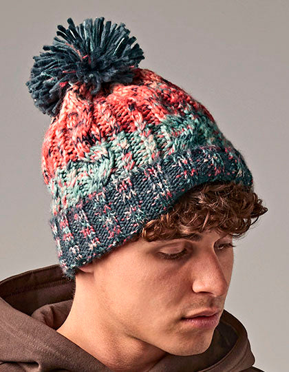Corkscrew Pom Pom Beanie (CB486)