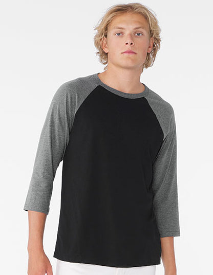 Unisex 3/4 Sleeve Baseball T-Shirt (CV3200)