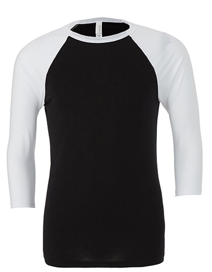 Unisex 3/4 Sleeve Baseball T-Shirt (CV3200)