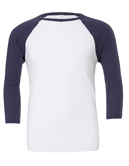 Unisex 3/4 Sleeve Baseball T-Shirt (CV3200)